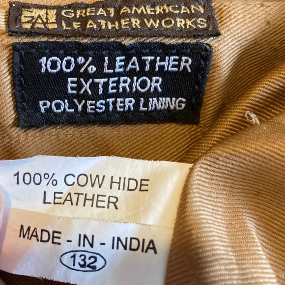 Great American Leatherworks Handpainted Shoulder Bag and Matching Wallet - Picture 12 of 15